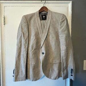 Twisted Tailor linen 2 piece Suit Size Jacket 46R Pants 36x29